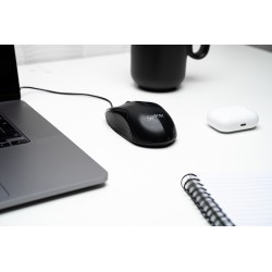 MOUSE  Spacer, PC sau NB, cu fir, USB, optic,  1200 dpi, butoane/scroll 3/1, , negru, "SPMO-M11" (timbru verde 0.18 lei)