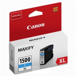 Cartus Cerneala Original Canon Cyan, PGI-1500XLC, pentru Maxify MB2050|MB2150|MB2350|MB2750, , (timbru verde 0.15 lei), "BS9193B