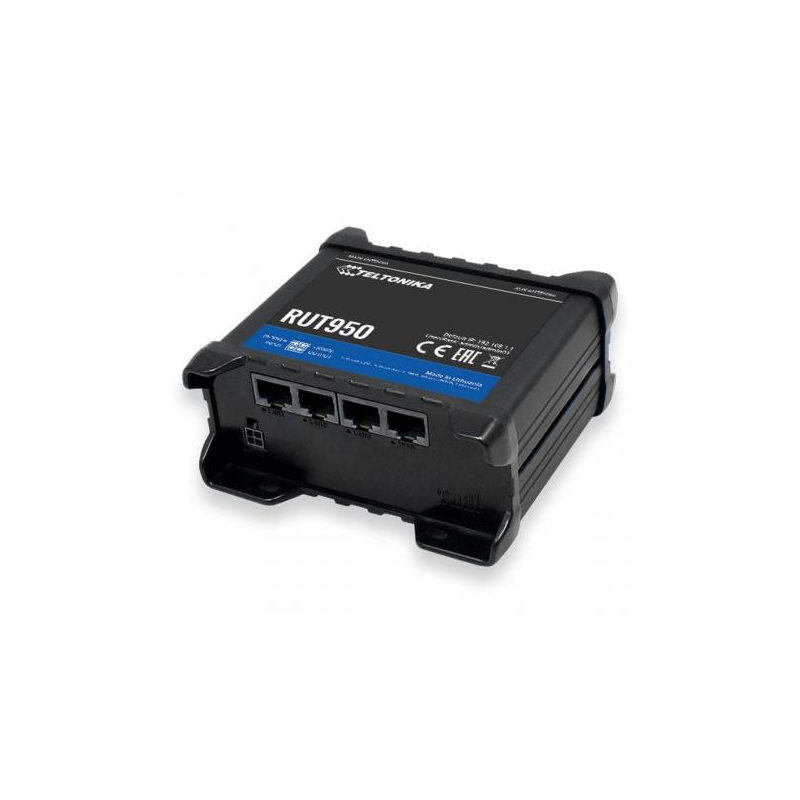 TELTONIKA RUT950 U022C0 LTE ROUTER DUAL SIM 4X FE, "RUT950U022C0" (timbru verde 0.8 lei)