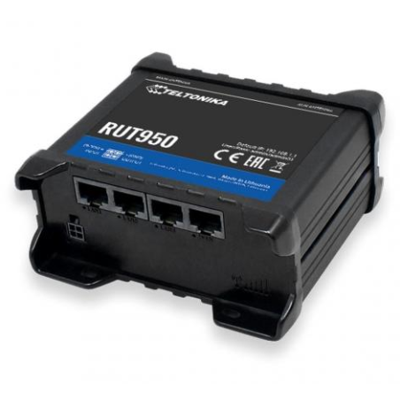 TELTONIKA RUT950 U022C0 LTE ROUTER DUAL SIM 4X FE, "RUT950U022C0" (timbru verde 0.8 lei)