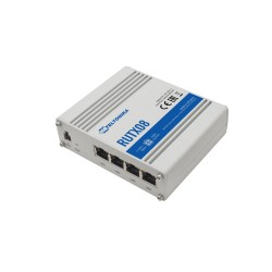 ROUTER Teltonika "RUTX08", 1 x WAN port 10/100/1000 Mbps, 4 x LAN port 10/100/1000 Mbps, USB 2.0 "RUTX08000000" (timbru verde 0.