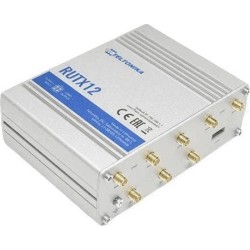 ROUTER LTE Teltonika "RUTX12", 1 x WAN port 10/100/1000 Mbps, 4 x LAN port 10/100/1000 Mbps, Wi-Fi 802.11b/g/n/ac, Bluetooth 4.0