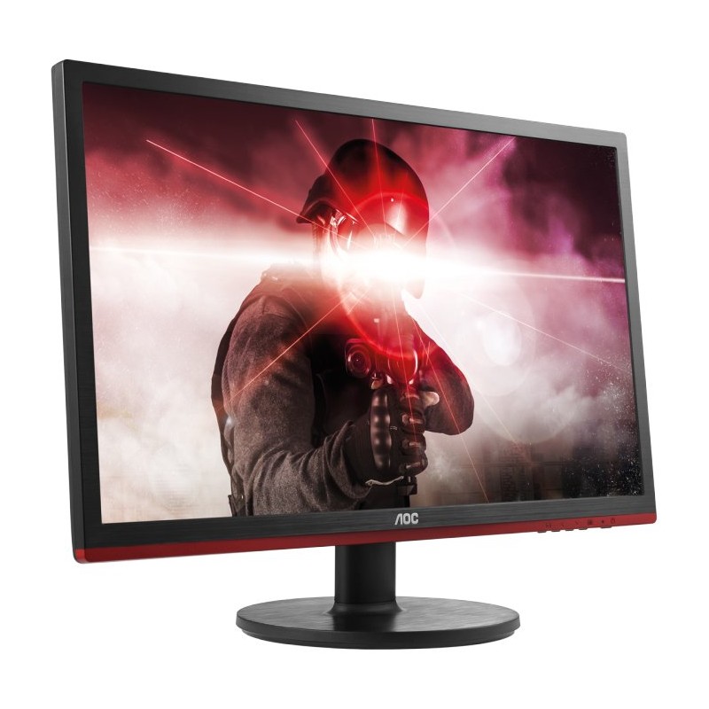 MONITOR AOC 24" gaming, TN, Full HD (1920 x 1080), Wide, 250 cd/mp, 1 ms, VGA, HDMI, DisplayPort, "G2460VQ6" (timbru verde 7 lei