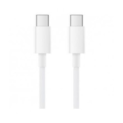 CABLU alimentare smartphone Xiaomi, USB Type-C (T) la USB Type-C (T), cauciuc, lungime 1,5 m, alb, "18713" (timbru verde 0.08 le