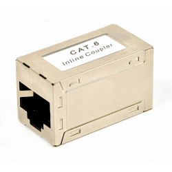 CUPLA RJ-45 GEMBIRD pt. cablu FTP, Cat6, RJ-45 (M) x 2, metal, 1 buc, "NCA-LC6S-01"