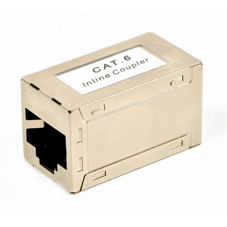 CUPLA RJ-45 GEMBIRD pt. cablu FTP, Cat6, RJ-45 (M) x 2, metal, 1 buc, "NCA-LC6S-01"
