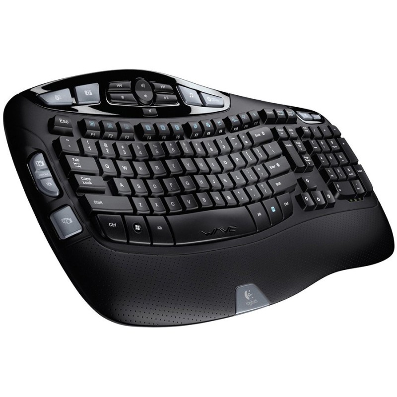 LOGITECH Wireless Keyboard K350 - EMEA Business - UK layout, "920-004483" (timbru verde 0.8 lei)