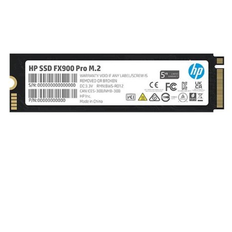 SSD HP FX900, 512GB, M.2, PCIe Gen3.0 x4, 3D Nand, R/W: 3200/2200 MB/s, "4A3T9AA#ABB"