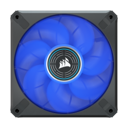 VENTILATOR CORSAIR, "ML120 LED ELITE Blue Premium", pt carcasa PC, 120 mm, 2000 rpm, LED albastru, 1 ventilator, "CO-9050122-WW"