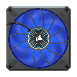 VENTILATOR CORSAIR, "ML120 LED ELITE Blue Premium", pt carcasa PC, 120 mm, 2000 rpm, LED albastru, 1 ventilator, "CO-9050122-WW"