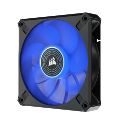 VENTILATOR CORSAIR, "ML120 LED ELITE Blue Premium", pt carcasa PC, 120 mm, 2000 rpm, LED albastru, 1 ventilator, "CO-9050122-WW"