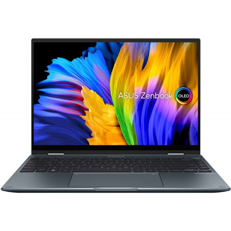 NOTEBOOK Asus, "Zenbook 14 Flip" 14.0 inch, i7-1165G7, 16 GB DDR4, SSD 512 GB, Intel Iris Xe Graphics, Windows 11 Pro, "UP5401EA