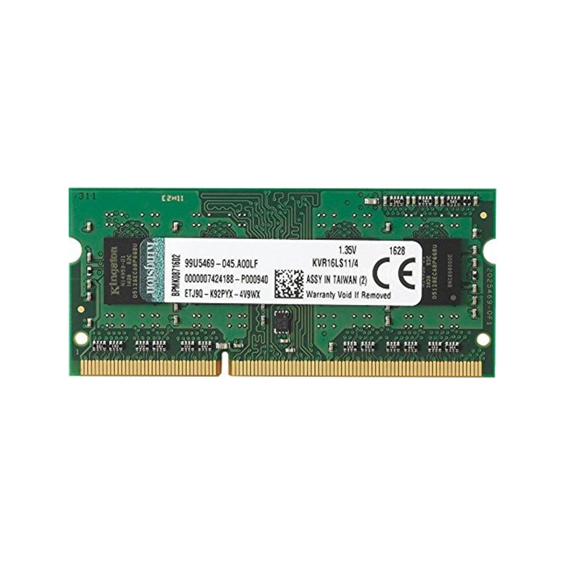 SODIMM Kingston, 4GB DDR3, 1600 MHz, "KVR16LS11/4"
