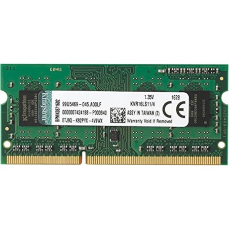 SODIMM Kingston, 4GB DDR3, 1600 MHz, "KVR16LS11/4"