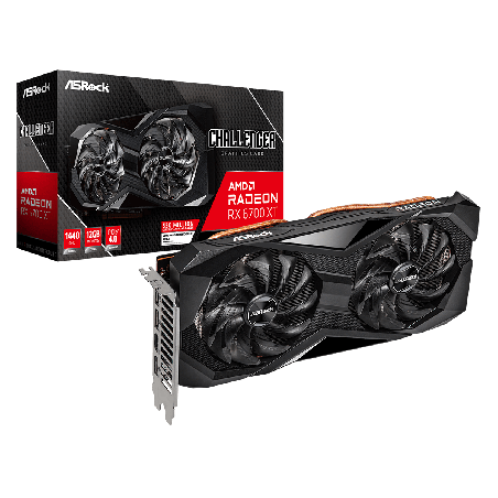 PLACA VIDEO ASROCK "AMD Radeon RX 6700 XT Challenger D", 12 GB GDDR6 192 biti, PCI Express 4.0 x 16, HDMI DisplayPort x 3, siste