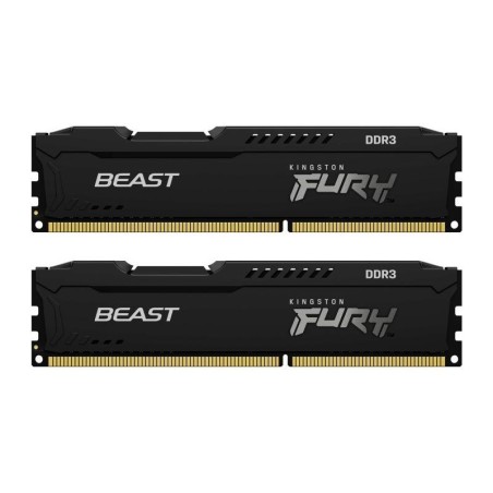 Memorie DDR Kingston DDR3 8 GB, frecventa 1600 MHz, 4 GB x 2 module, radiator, "KF316C10BBK2/8"