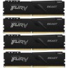 Memorie DDR Kingston Fury Beast DDR4 16 GB, frecventa 2666 MHz, 4 GB x 4 module, radiator, "KF426C16BBK4/16"