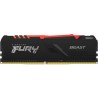 Memorie DDR Kingston Fury Beast DDR4 8 GB, frecventa 3733 MHz, 1 modul, radiator, "KF437C19BBA/8"