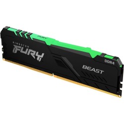 Memorie DDR Kingston Fury Beast DDR4 8 GB, frecventa 3733 MHz, 1 modul, radiator, "KF437C19BBA/8"