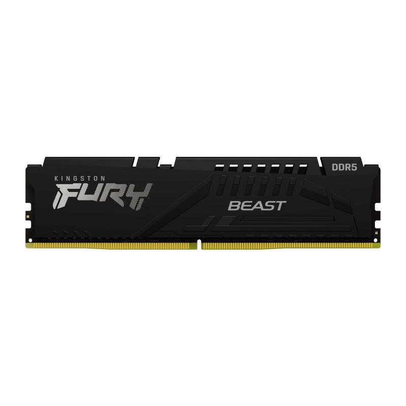 Memorie DDR Kingston Fury Beast DDR5 16 GB, frecventa 6000 MHz, 1 modul, radiator, "KF560C40BB-16"