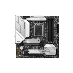 PLACA de BAZA MSI "MAG B660M MORTAR W", skt LGA 1700, mATX, Intel B660, 4 x DDR4, max. 128 GB, 4 x SATA, 2 x M.2, 7.1, "MAG B660