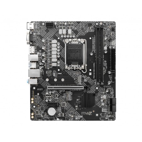 PLACA de BAZA MSI "PRO H610M-G DDR4", skt LGA 1700, mATX, Intel H610, 4 x DDR4, max. 128 GB, 4 x SATA, 1 x M.2, 7.1, "PRO H610M-