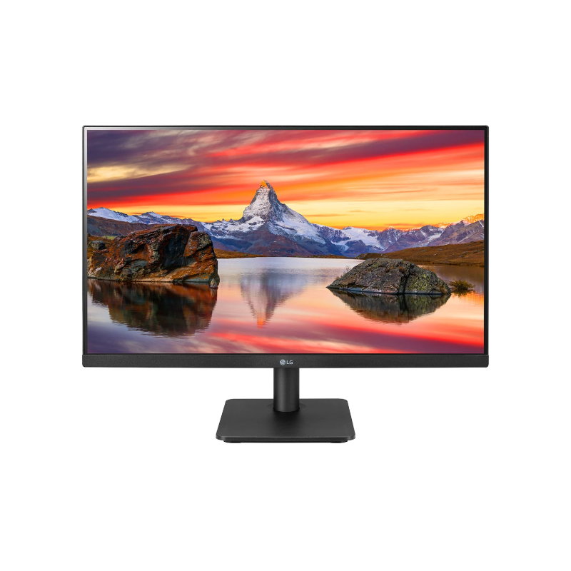 MONITOR LG 23.8 inch, home | office, IPS, Full HD (1920 x 1080), wide, 250 cd/mp, 5 ms, VGA | HDMI, "24MP400-B.AEU" (timbru verd