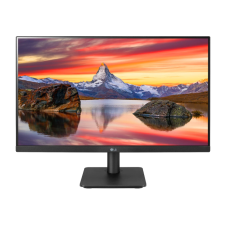 MONITOR LG 23.8 inch, home | office, IPS, Full HD (1920 x 1080), wide, 250 cd/mp, 5 ms, VGA | HDMI, "24MP400-B.AEU" (timbru verd