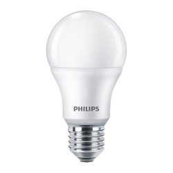 SET 3 becuri LED Philips, soclu E27, putere 5.5W, forma clasic, lumina alb calda, alimentare 220 - 240 V, "000008718699630805" (