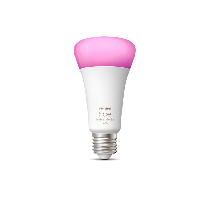 BEC smart LED Philips, soclu E27, putere 13.5W, forma clasic, lumina multicolora, alimentare 220 - 240 V, "000008719514288157" (