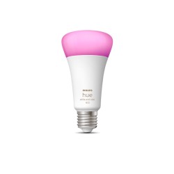 BEC smart LED Philips, soclu E27, putere 13.5W, forma clasic, lumina multicolora, alimentare 220 - 240 V, "000008719514288157" (