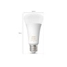 BEC smart LED Philips, soclu E27, putere 13W, forma clasic, lumina alb, alimentare 220 - 240 V, "000008719514288195" (timbru ver