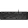 TASTATURI DELL, "580", cu fir, 105 taste format standard (104-108 taste), USB, negru, "580-ADHK"  (timbru verde 0.8 lei)
