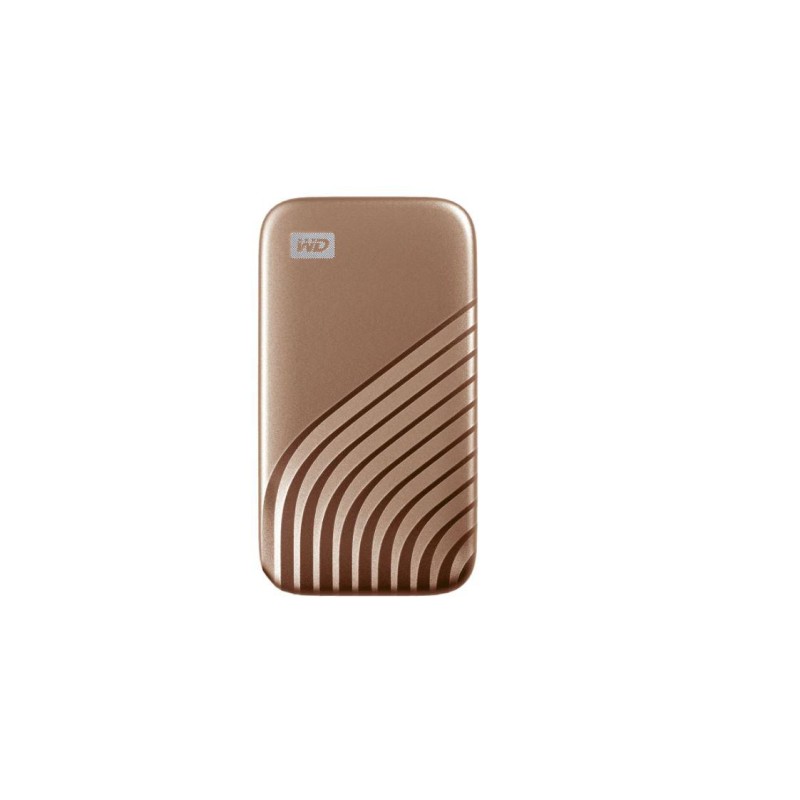 SSD. extern WD MY PASSPORT, 1TB, USB 3.2 Type-C, R/W: 1050/1000 MB/s, auriu, "WDBAGF0010BGD-WESN" (timbru verde 0.18 lei)