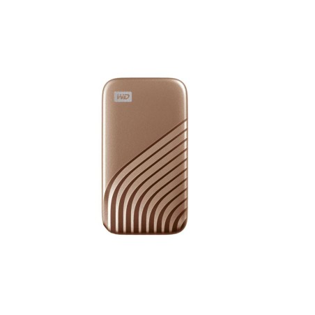 SSD. extern WD MY PASSPORT, 1TB, USB 3.2 Type-C, R/W: 1050/1000 MB/s, auriu, "WDBAGF0010BGD-WESN" (timbru verde 0.18 lei)