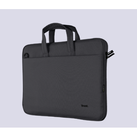 GEANTA TRUST, pt. notebook de max 16 inch, 1 compartiment, buzunar frontal, 410 x 290 x 40 mm, poliester, negru, "TR-24447"