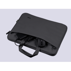 GEANTA TRUST, pt. notebook de max 16 inch, 1 compartiment, buzunar frontal, 410 x 290 x 40 mm, poliester, negru, "TR-24447"
