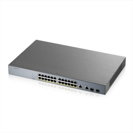 ZYXEL GS1350-26HP 24-PORT GBE POE SWITCH, "GS1350-26HP-EU0101" (timbru verde 2 lei)