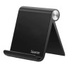 SUPORT telefon SPACER, pliabil, fixare pe birou, universal cu unghi ajustabil, dimensiuni 90 x 70 x 12mm, negru, "SPDH-FLIP-01-B