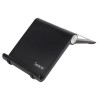 SUPORT telefon SPACER, pliabil, fixare pe birou, universal cu unghi ajustabil, dimensiuni 90 x 70 x 12mm, negru, "SPDH-FLIP-01-B