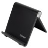 SUPORT telefon SPACER, pliabil, fixare pe birou, universal cu unghi ajustabil, dimensiuni 90 x 70 x 12mm, negru, "SPDH-FLIP-01-B