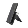 SUPORT telefon SPACER, pliabil, fixare pe birou, universal cu unghi ajustabil, dimensiuni 90 x 70 x 12mm, negru, "SPDH-FLIP-01-B