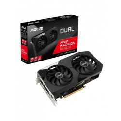 PLACA VIDEO ASUS "Radeon DUAL RX 6600", 8 GB GDDR6 128 biti, PCI Express 4.0 x 16, HDMI DisplayPort x 3, sistem racire aer, "DUA