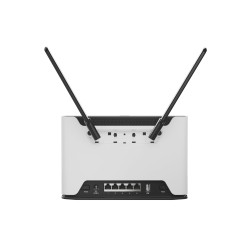 ACCESS POINT Mikrotik "Chateau 5G" interior, 867 Mbps, port Gigabit x 5, antena externa x 2, 2.4 - 5 GHz, "5HACD2HND-TC&RG502Q-E