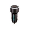 ALIMENTATOR auto SPACER Quick Charge 17W 3.1A max, putere totala 17W, LED ambiental, 1 x USB + 1 x USB Type-C, pt. bricheta auto