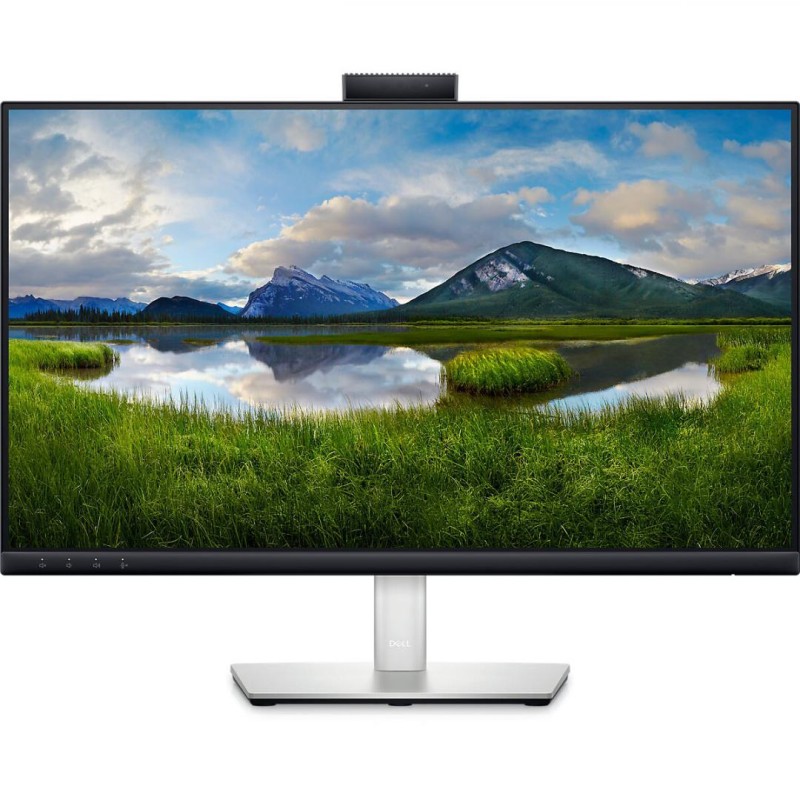 MONITOR Dell 23.8 inch, videoconferinta, IPS, Full HD (1920 x 1080), wide, 250 cd/mp, 5 ms, Display Port x 2 | HDMI, "C2423H" (t