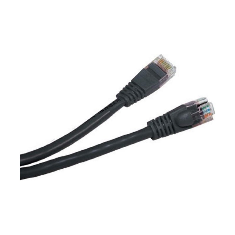 PATCH CORD UTP GEMBIRD Cat5e, cupru-aluminiu, 1 m, negru, AWG26, "PP12-1M/BK" (timbru verde 0.08 lei)
