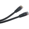 PATCH CORD UTP GEMBIRD Cat5e, cupru-aluminiu, 1 m, negru, AWG26, "PP12-1M/BK" (timbru verde 0.08 lei)