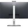 MONITOR Dell 23.8 inch, videoconferinta, IPS, Full HD (1920 x 1080), wide, 250 cd/mp, 5 ms, Display Port x 2 | HDMI, "C2423H" (t