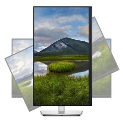 MONITOR Dell 23.8 inch, videoconferinta, IPS, Full HD (1920 x 1080), wide, 250 cd/mp, 5 ms, Display Port x 2 | HDMI, "C2423H" (t